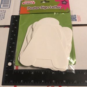 New Angels Craft Poster Sign Letters 39 Pieces
